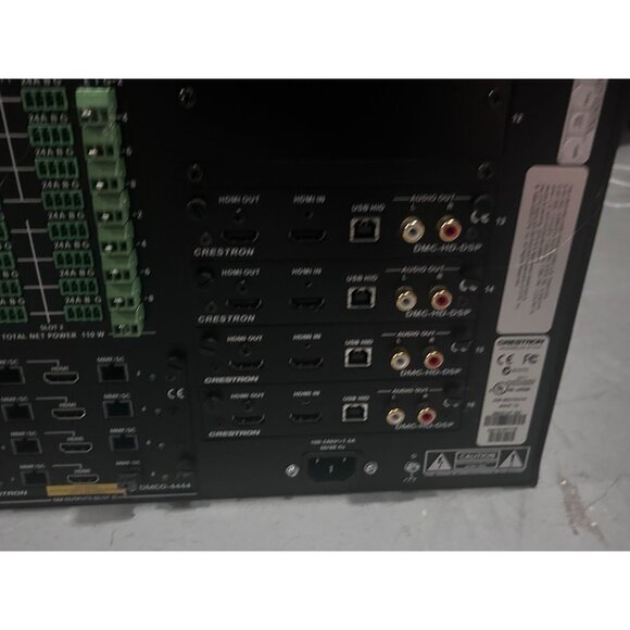 Crestron Digital Video Switcher With Cards Black DM-MD16X16 - Picture 11 of 16